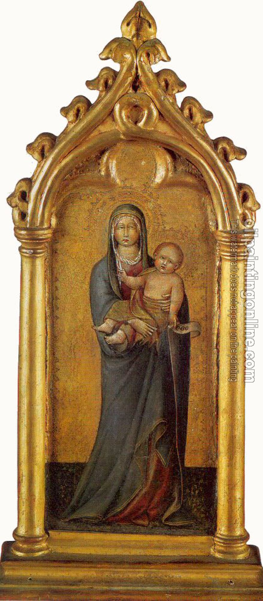 Paolo, Giovanni di - The Virgin and Child